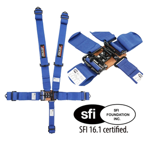 ชุดสายรัดนิรภัยสำหรับคนขับรถ 16 สี รุ่นมาตรฐาน SF-502 ได้รับการรับรอง SFI แบบ 5 จุด สำหรับรถแข่ง รับผลิตแบบ OEM ODM พร้อมโลโก้สีตามสั่ง ขายส่ง - Product Image 1