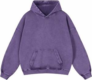 Acid Wash Hoodie Custom Printed <b>Fleece</b> <b>Sweatshirt</b> Graphic Hooded Top Vintage Long Sleeve 3D 100% Cotton Streetwear Casual - Product Image 3