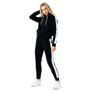Vêtements de sport d'hiver de haute qualité pour femmes, taille plus, séchage rapide, imprimé, survêtement à capuche respirant, mode, 100% coton - Product Image 1