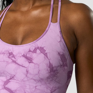 Sujetador Deportivo de Moda para Mujer al por Mayor, de Alta Calidad, con Diseño de Sublimación, para Entrenamiento Casual al Aire Libre, con Espalda Cruzada, para Verano - Product Image 3
