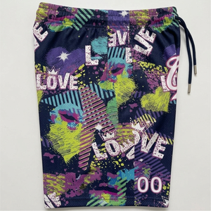 Shorts de Playa Personalizados para Hombre, Impresión por Sublimación, Secado Rápido, Cintura Elástica con Cordón, Estilo Casual, Número 00 y Logotipo Frontal - Product Image 4