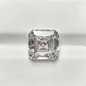 เพชร CVD รูปทรง Asscher น้ำหนัก 5 กะรัต คุณภาพ F VVS1 ได้รับการรับรองจาก IGI  ความคมชัด 3EX ตัดเย็บอย่างยอดเยี่ยม  ผู้จัดจำหน่ายขายส่งสำหรับผู้ซื้อเพชรระดับสากล - Product Image 1
