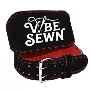 Cinturón de levantamiento de pesas Vibe SewnUniversal, ajustable, para entrenamiento de fuerza, cinturón ajustable para entrenamiento de potencia, para uso en el gimnasio. - Product Image 1