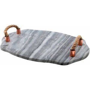 Best ever Design Marble Tray Decorative Trays Stone Tray Serving Tray Marble Serving Tray Metal Handle At low selling Price - Product Image 1