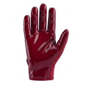 ถุงมืออเมริกันฟุตบอลแบบมีกาวเหนียวลายพรางสีแดงคุณภาพสูงพรีเมียม ออกแบบโลโก้ตามสั่ง ประดับด้วยคริสตัล น้ำหนักเบา - Product Image 2
