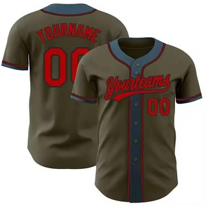 Camiseta de Béisbol Personalizada Yourteams 00 Unisex de Manga Corta, Poliéster Transpirable, Corte Regular, para Todas las Temporadas, Cierre de Botones - Product Image 1