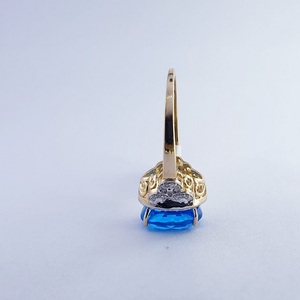 Elegante Anillo de Oro de 14K para Mujer, Joyería Moderna de Oro Amarillo, Anillo de Moda para Bodas y Fiestas, Proveedor Mayorista - Product Image 2
