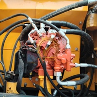 Excavator Roda Bekas Hyundai R210W-9 21t Kecepatan Perjalanan Cepat Kekuatan Gali Tinggi