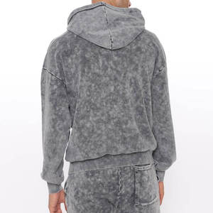 Chándal con efecto acid wash para hombre, el mejor precio, ropa deportiva transpirable para correr, chándal con efecto acid wash para hombre con MOQ bajo - Product Image 5
