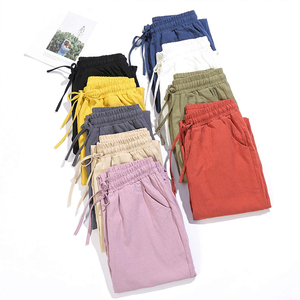 Wholesale Rate Best Cotton Fabric Oversized Flared Baggy Men <b>Trousers</b> Acid Wash Printing Jogging <b>Trousers</b> For Men - Product Image 4
