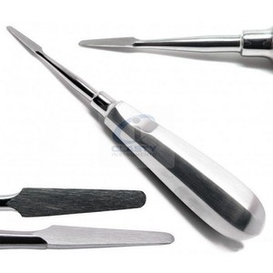 CLASTY INSTRUMENTS Elevador Dental de Raíz de Acero Inoxidable, Instrumento Manual para Extracción de Dientes, Extractor de Punta de Raíz Apical, Luxador CE - Product Image 1