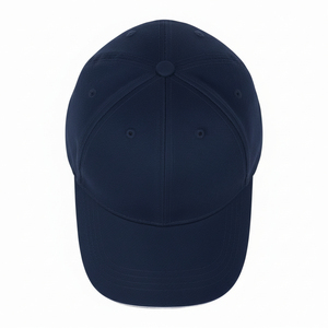 Casquette de baseball unisexe bleu marine 5 panneaux, couleur unie, style décontracté ajusté, pour adultes, toutes saisons, 100 % polyester, broderie à la main, idéale pour les fêtes - Product Image 3