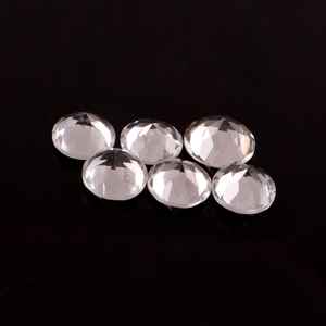 Lote al por mayor de cuarzo blanco natural facetado y calibrado de 6x6 mm, calidad AAA++, certificado por terceros, para fabricación de joyas. - Product Image 3