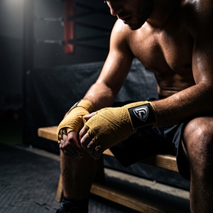 ผ้าพันมือ Dumela Cotton แบบสั่งทำพิเศษ สำหรับมวยไทย MMA คิกบ็อกซิ่ง ฝึกซ้อมต่อสู้ ขนาด L - Product Image 5
