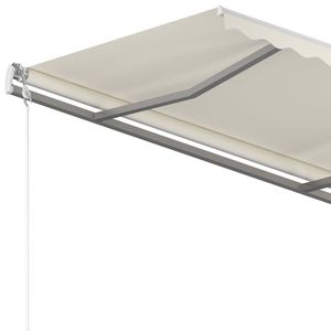 Toldo crema retráctil automático Tamaño de 157,5 "x 118,1" para refugio al aire libre - Product Image 5