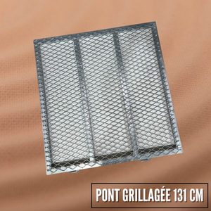Rimorchio in legno con sponde in rete - Product Image 4