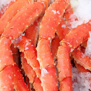 Jambes de crabe royal congelées, grappe de crabe des neiges bouillie / jambe de crabe des neiges coupée, personnalisez votre logo, congelé/frais, prix abordable à vendre - Product Image 2