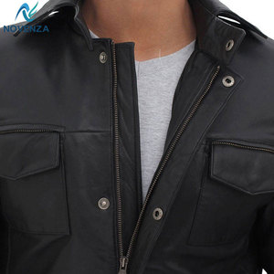 Manteau Trench Classique en Cuir pour Homme, Réversible, Coupe Ajustée, Doublure Chaude, Fermeture Boutonnée, Idéal pour les Voyages d'Affaires, Décontracté et Quotidien - Product Image 5