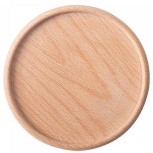 <b>Round</b> Wooden Coaster <b>Mat</b> Solid Design Natural Finish 300mm Diameter <b>Mats</b> & Pads - Product Image 6