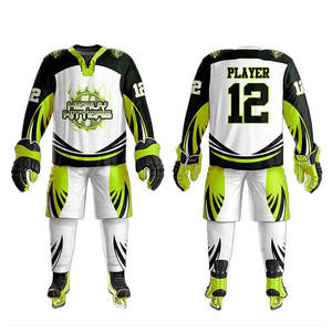 Jersey de Hockey Sublimado Personalizado 2026, Uniformes de Hockey sobre Hielo Transpirables de Poliéster, Cómodos, Ligeros, Unisex, al por Mayor - Product Image 6