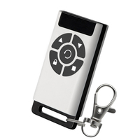 Télécommande universelle RF sans fil à 2 canaux, 5 boutons, à code d'apprentissage, alimentée par piles AAA, portée 50-100M pour garage
