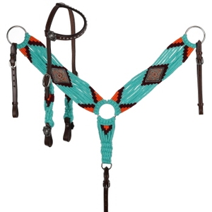 Selle Western en cuir véritable et mohair, têtière et collier de poitrail durables, légers et multifonctionnels pour l'équitation de qualité supérieure - Product Image 3