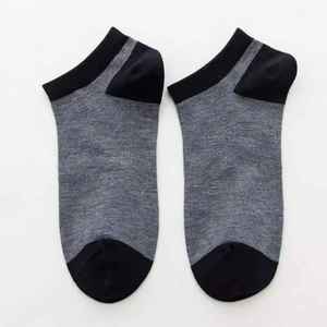Calcetines de Tobillo para Hombre de Alta Calidad, 100% Algodón, Transpirables, Ecológicos, Absorbentes de Sudor, Deportivos, Casuales, de Verano, en Colores Sólidos - Product Image 4
