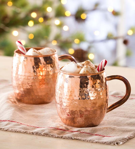 Metal Copper Mug Handmade Eco-Friendly 16oz High Quality Classic <b>Goblet</b> Bottle Opener & Ice Bucket Set Luxury Home Bar Uses - Product Image 2