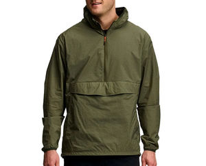 Chaqueta Acolchada Personalizada de Invierno de Alta Calidad para Hombre, con Cierre de Media Cremallera, Transpirable, con Parches, para Exteriores, Tipo Anorak, Cortavientos de Poliéster - Product Image 3
