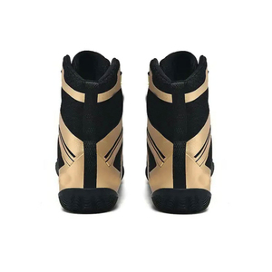 Custom Order Boxing Shoes <b>Maker</b> OEM Microfiber Leather Combat Boots Bulk Factory Direct Custom Pattern Boxing Boots Private - Product Image 5