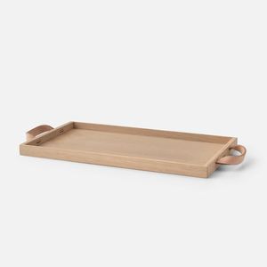Bandeja rectangular de madera de mango premium, construcción duradera, acabado natural, ideal para servir bocadillos, bebidas y decoración del hogar. - Product Image 6