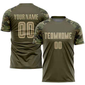 Uniforme de Fútbol Sublimado Personalizado para Hombre, Conjunto de Camiseta de Fútbol Transpirable con Camuflaje, Kits de Entrenamiento de Fútbol Personalizados para Equipos, Venta al Por Mayor - Product Image 4