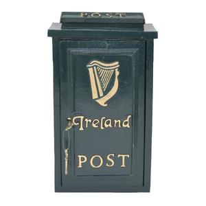 Black Coated Irish Mailbox For Home Handmade Farmhouse Wall Mount Ireland Post <b>Box</b> For Christmas Decoration - Product Image 2