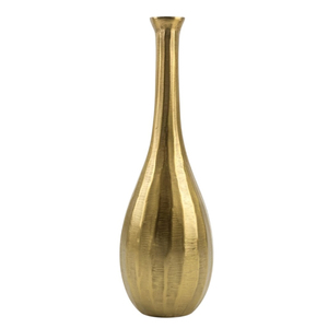 Juego de Jarrones de Flores Metálicos Dorados Hechos a Mano, Jarrones Decorativos de Aluminio Texturizado de Lujo para Centros de Mesa de Boda y Hogar - Product Image 2