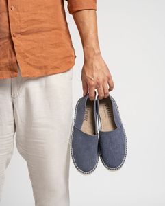 Nouvelle Arrivée - Espadrilles Décontractées Rayées en Toile Respirante, Légères et de Haute Qualité, en Chanvre, pour l'Automne - Product Image 3