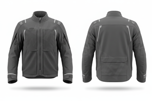 Custom Logo Design Embroidery Motorcycle <b>Jacket</b> Windproof Reflective Armor Outdoor <b>Biker</b> Protective Gear Whole Sale <b>Biker</b> <b>Jacket</b> - Product Image 3