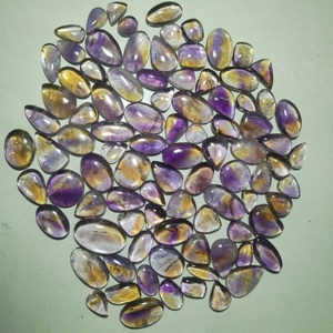 Wholesale Natural Loose Quartz Gemstone Cabochons Oval Cut Color Play Healing Jewelry 20-45mm 8-12g - Product Image 2