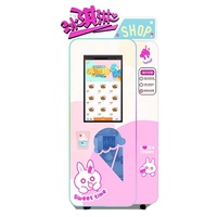 Distributeur automatique de bento congelés avec écran tactile 21,5 pouces, distributeur de repas, compatible SDK, certifié CE pour cantines de bureau et écoles
