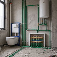 Expédition rapide DN20 DN25 DN32 SDR6 Tuyau composite PPR-AL-PPR haute température 95°C pour eau chaude et froide