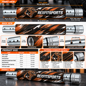 REXFIT SPORTS OEM Bande de protection personnalisée pour canon de paintball, housse de sécurité sublimée, équipement sportif - Product Image 5