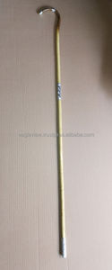 Bâtons de marche et cannes en rotin flexible avec poignée en T en liège, 100 cm de long, diamètres de 1,25 et 1,50 cm, embouts en caoutchouc - Product Image 2