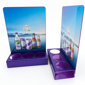 Exhibidor Publicitario de Bebidas de PVC, Soporte de Marketing Personalizado para Punto de Venta, para Uso en Minoristas y Supermercados - Product Image 2
