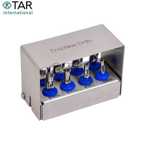 ชุดเครื่องมือผ่าตัดแบบพรีเมียม CARE Trephine จำนวน 8 ชิ้น พร้อมใบมีดตัดสำหรับศัลยกรรมกระดูกและฟัน  พร้อมกล่องเก็บ - Product Image 3