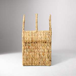 Sisu Handicraft Cute Joyful Rabbit Shape Natural Rattan Eco-Friendly <b>Easter</b> <b>Basket</b> <b>Gift</b> Decorative Toy Holder Handle - Product Image 5