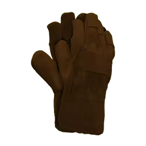 Gants de travail en cuir de vachette de qualité supérieure pour l'industrie lourde, grain lisse, protection des mains pour les riggers canadiens - Product Image 3