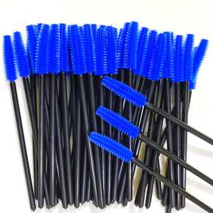 แปรงปัดขนตาแบบใช้ซ้ำได้ ด้ามจับพลาสติก ขนแปรงนุ่มพิเศษ สำหรับทำความสะอาดขนตาและคิ้ว อุปกรณ์แต่งหน้าสำหรับต่อขนตา - Product Image 4