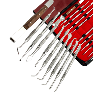 Kit professionnel d'instruments de précision pour sculpture de cire en laboratoire dentaire allemand, en acier inoxydable, ProMax LabSet - Product Image 5