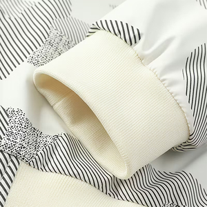 Veste bomber unisexe à manches longues, coupe-vent, chaude pour l'hiver, en polyester et nylon, avec logo personnalisable sur le devant - Product Image 5