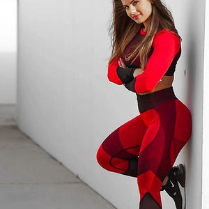 Ensemble de sport 2 pièces sans couture pour femme, respirant, dos nu, avec logo frontal, taille haute, pour gym, fitness et yoga - Product Image 1