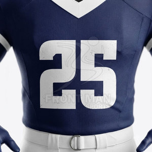 Uniforme de football américain personnalisable en gros, respectueux de l'environnement, à manches courtes, pour équipes, clubs et écoles, différentes tailles et couleurs - Product Image 6